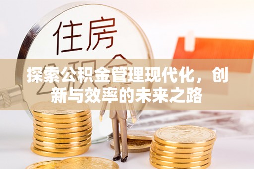 华坪探索公积金管理现代化，创新与效率的未来之路