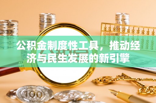 华坪公积金制度性工具，推动经济与民生发展的新引擎