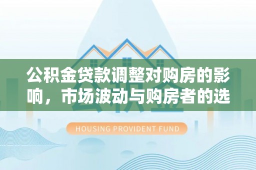 华坪公积金贷款调整对购房的影响，市场波动与购房者的选择