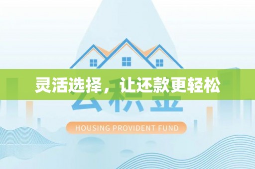 华坪灵活选择，让还款更轻松