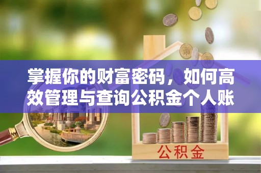 华坪掌握你的财富密码，如何高效管理与查询公积金个人账户信息
