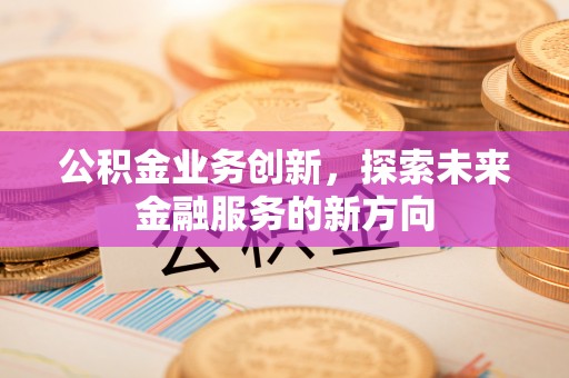 华坪公积金业务创新，探索未来金融服务的新方向
